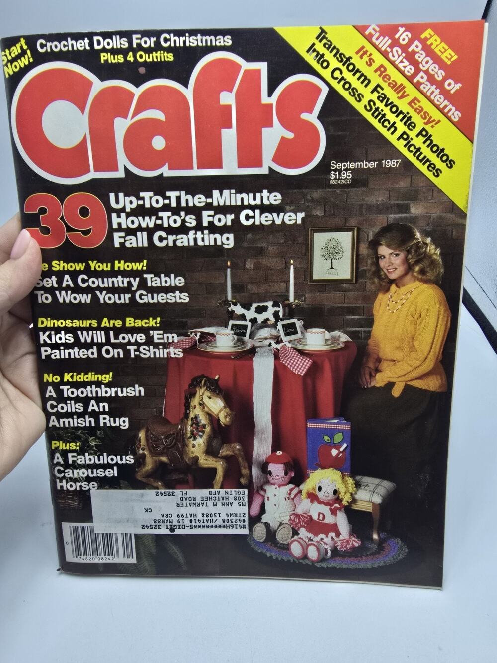 Crafts Magazine September 1987 Up to the Minute How-To’s for Clever Crafting
